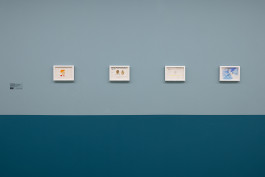 A selection from the series You Meming About Your Illness Is Making Me Uncomfortable (2014). From installation at Turner Contemporary. Photo: Steven Cass, 2023 