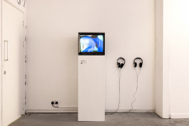 Electricity in the stones, exhibited at LIMBO for Things I Have Learned The Hard Way, 2023. Photo: Steven Cass. 